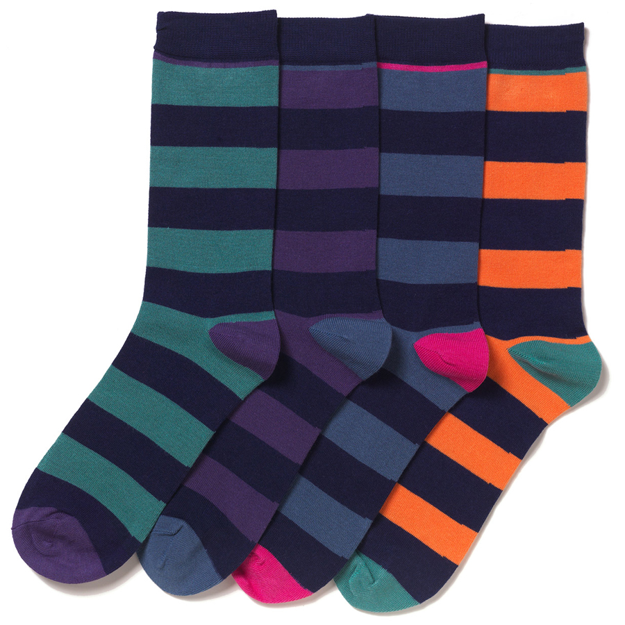 Braintree Men's Thick Stripe Socks | Video