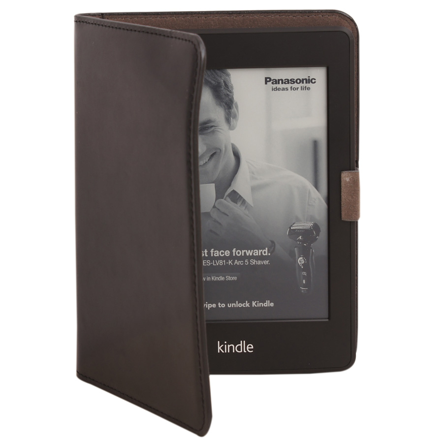 Recycled Leather E-reader Case – Black | Edgecat