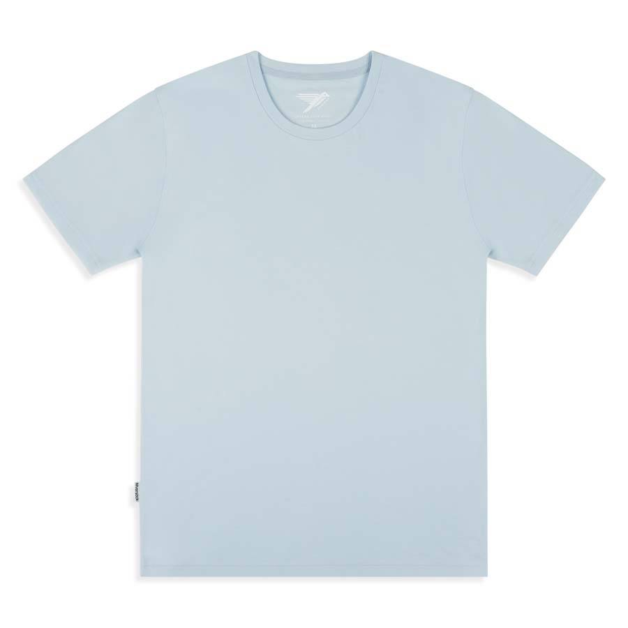 Men's Plain T-Shirt - Illusion Blue - Silverstick