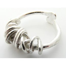 La Jewellery Recycled Fil Embale Silver Ring