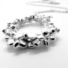 La Jewellery Fair Trade Rockpool Silver Necklace