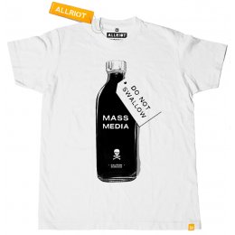 All Riot Mass Media Organic T-Shirt
