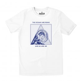 All Riot The Oceans are Rising Organic T-Shirt - White