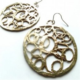 LA Jewellery Turkish Recycled Brass Earrings