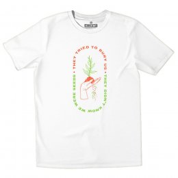 All Riot They Tried to Bury Us Organic T-Shirt - White