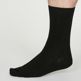 Thought Black Hemp Hero Socks - UK 7-11