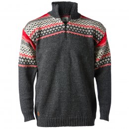 Mens Nordic Sweater - Red