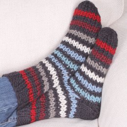 Clifton Sofa Socks - Red