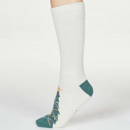 Thought Cream Ella Christmas Socks - UK 4-8