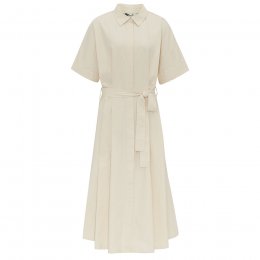 Komodo Ash Organic Cotton Dress - Pebble