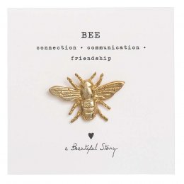 A Beautiful Story Gold Bee Brooch
