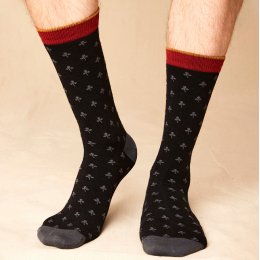 Nomads Clover Socks - Black - UK 7-11