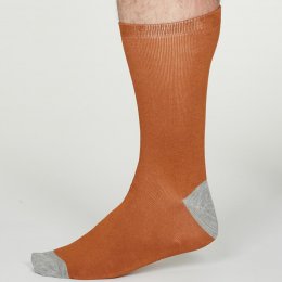 Thought Solid Jack Bamboo Socks - Amber - UK7-11