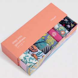 Thought Xalia Bamboo Floral Sock Box - Multi - UK4-7