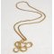 La Jewellery Recycled Brass Serpentine Necklace