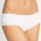 People Tree Organic Lace Hipster Briefs - White