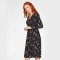 Thought Everly Wrap Dress - Black