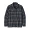 Patagonia Organic Fjord Flannel Shirt - Drifted New Navy