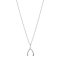 A Beautiful Story Delicate Wishbone Sterling Silver Necklace