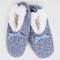 Thought Esmeray Bamboo Slippers - Periwinkle blue